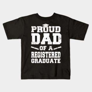 Mens Premature Newborn Nurse Gift Proud Dad Registered Graduate Kids T-Shirt